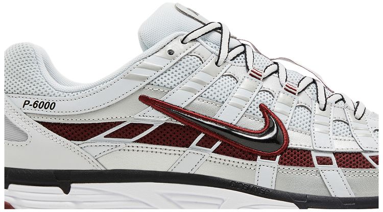 Nike P 6000 Pure Platinum Team Red