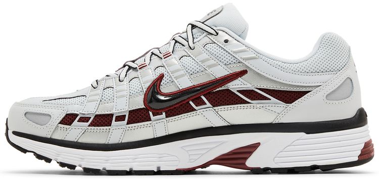 Nike P 6000 Pure Platinum Team Red