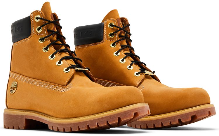 The Notorious BIG x Timberland 6 Inch Premium Boot Christopher Wallace Collection   Black