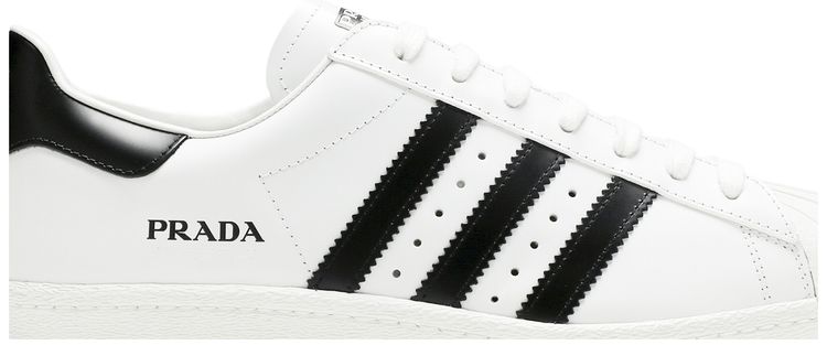 Prada x adidas Superstar White Black