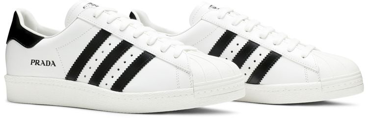 Prada x adidas Superstar White Black