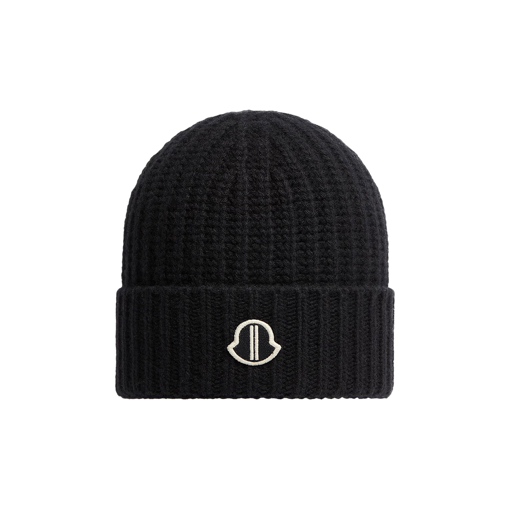 モンクレールRick Owensコラボニット帽 Buy Moncler x Rick Owens Knit Beanie 'Black' - MU02D3B01 M4281 999