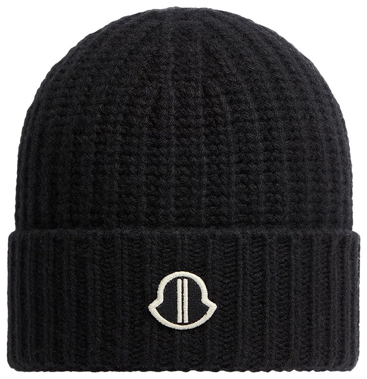 Moncler x Rick Owens Knit Beanie Black