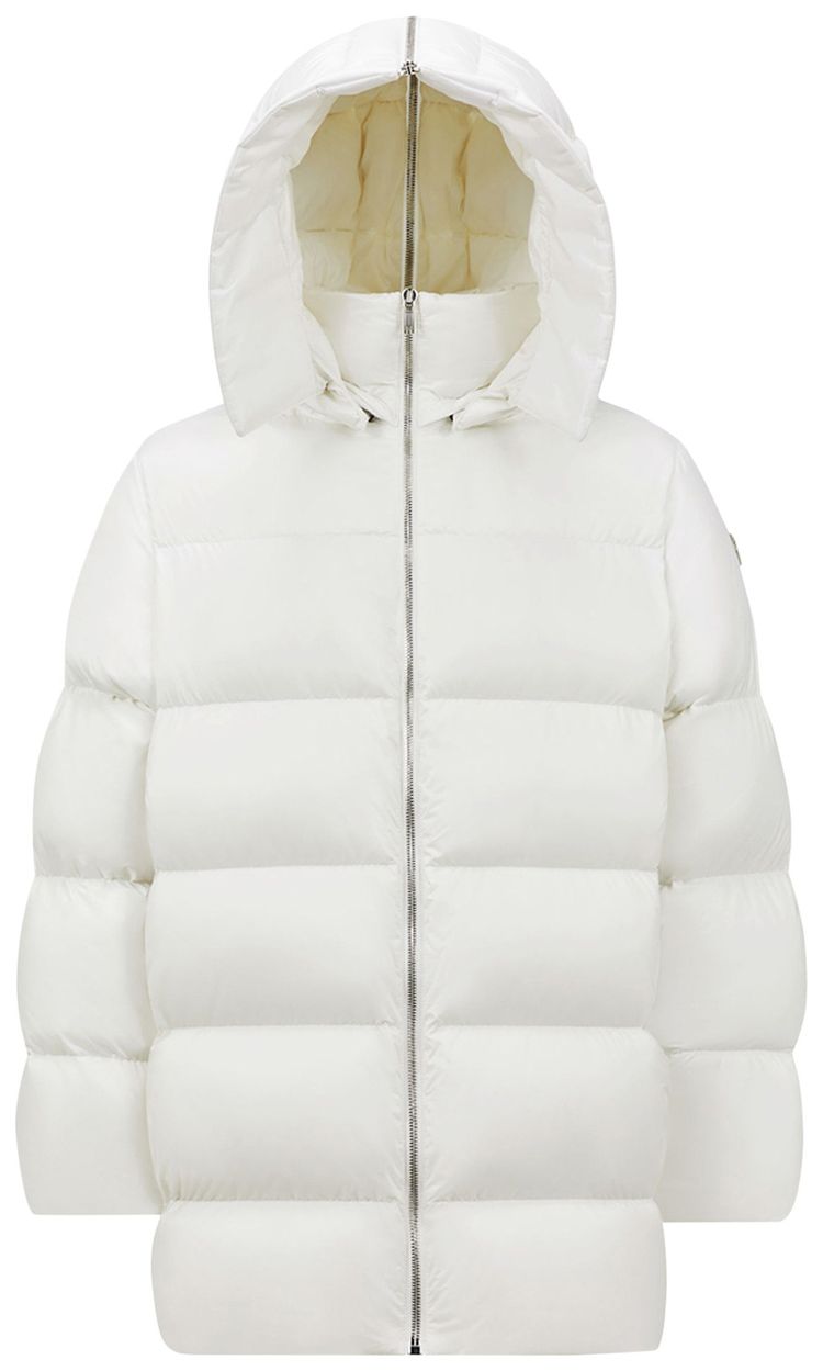 Moncler x Rick Owens Woven Hooded Cyclopic Coat Milk