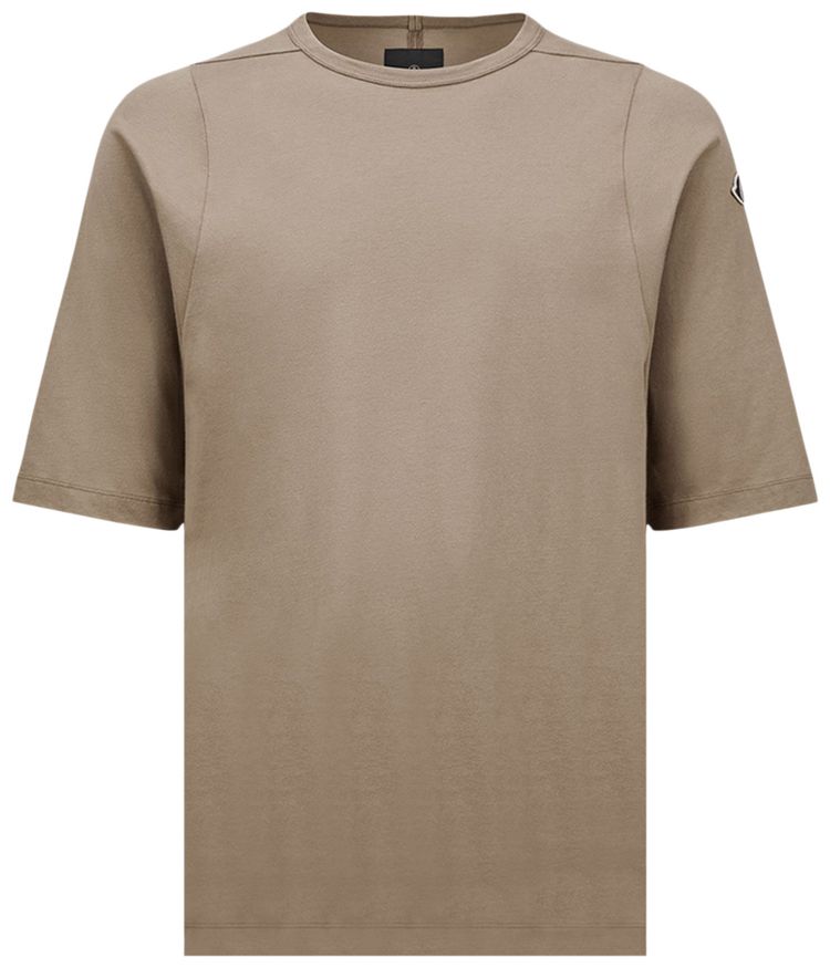 Moncler x Rick Owens Knitted Crewneck Short Sleeve Tee Dust