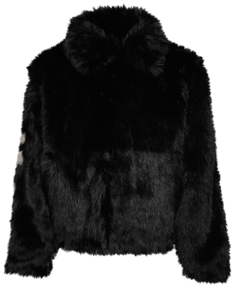 032C Anti Gauguin Faux Fur Blouson Black
