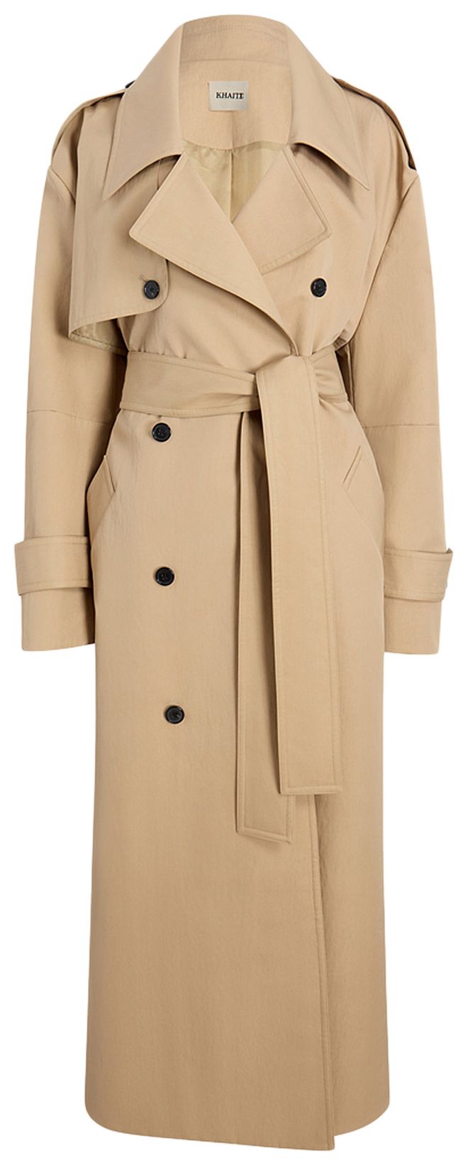 Khaite Mazlow Coat Beige