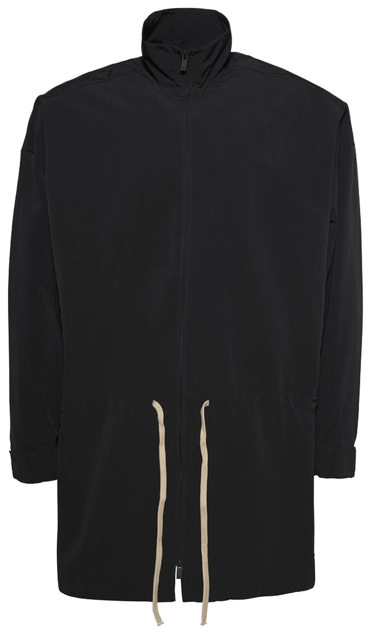 Fear of God Essentials Military Nylon Mockneck Anorak Black