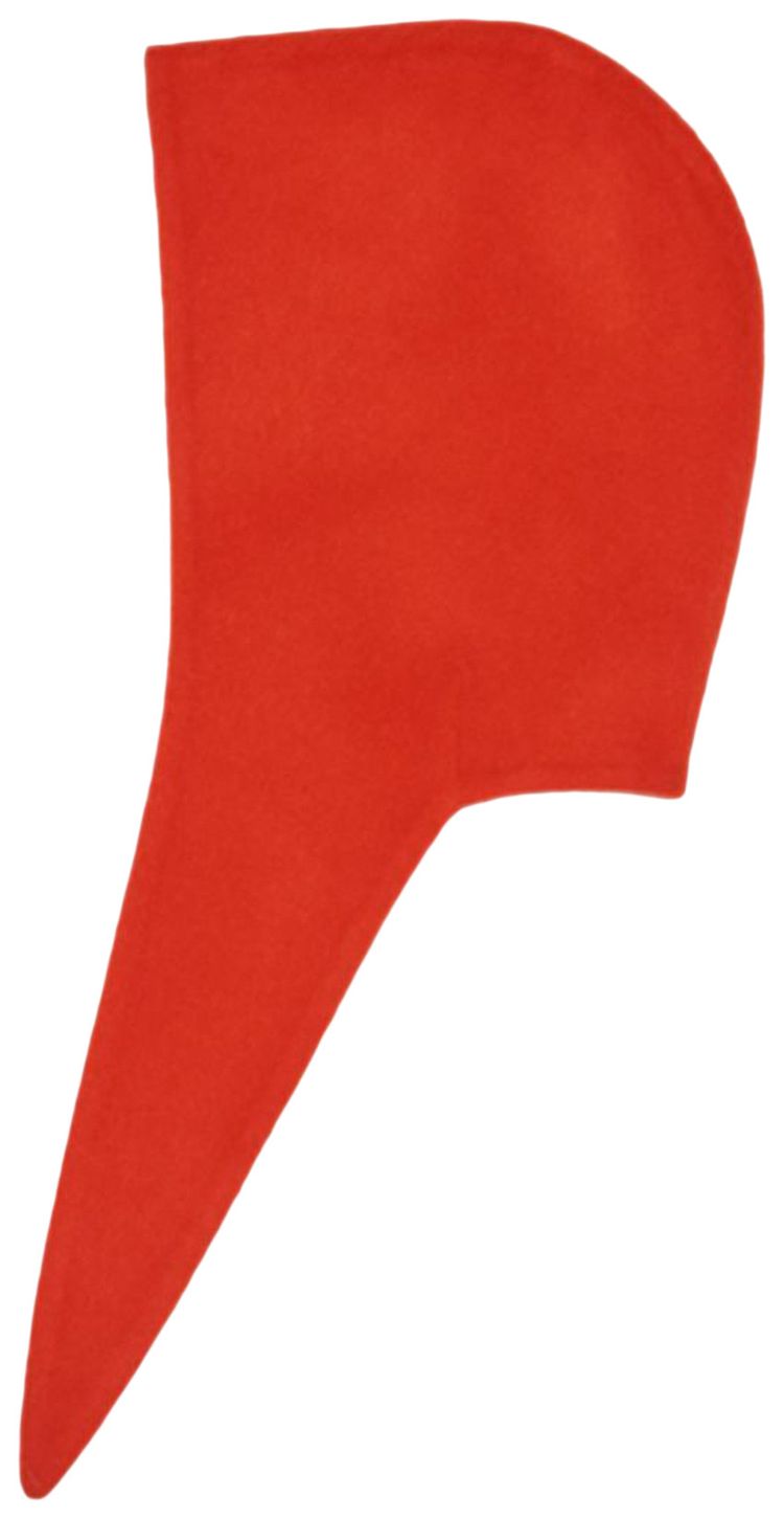 Jil Sander Hooded Scarf Chili Red