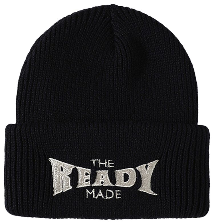 READYMADE Recycled Wool Knit Cap Black