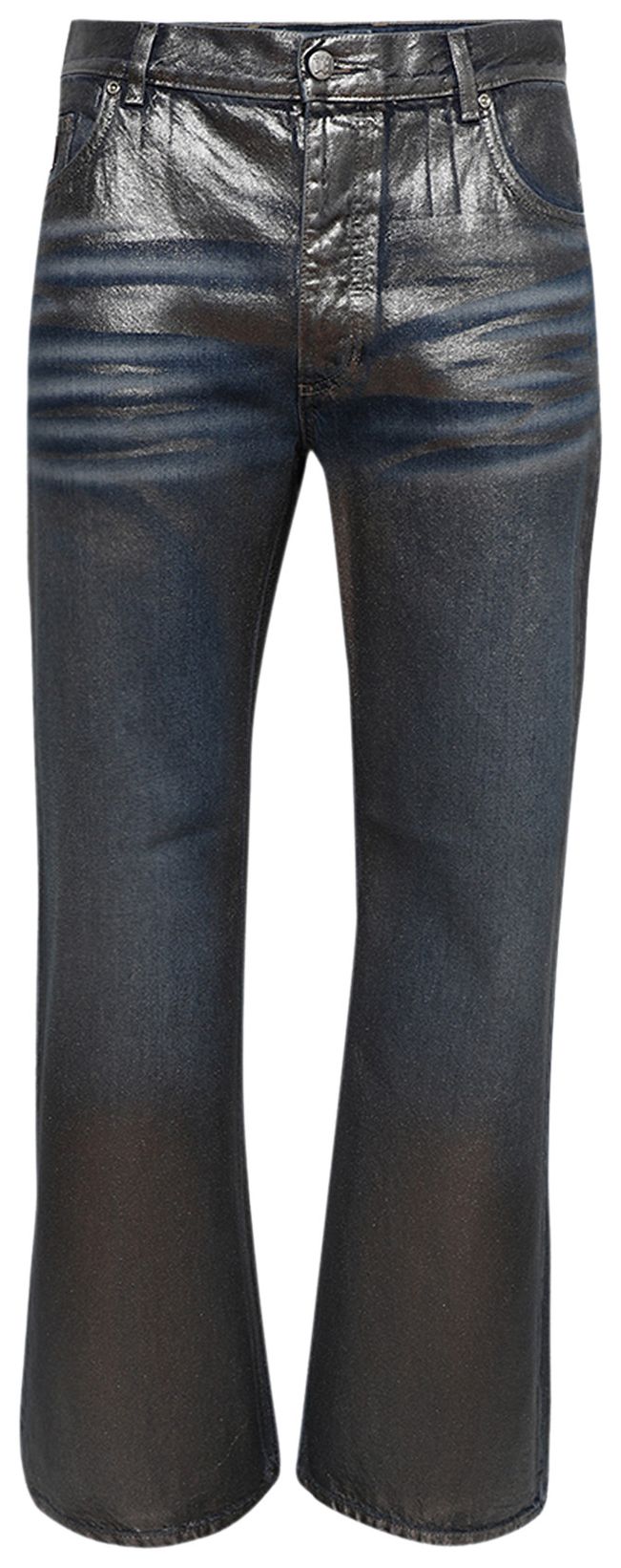 MISBHV Dirt Denim Trousers Silver