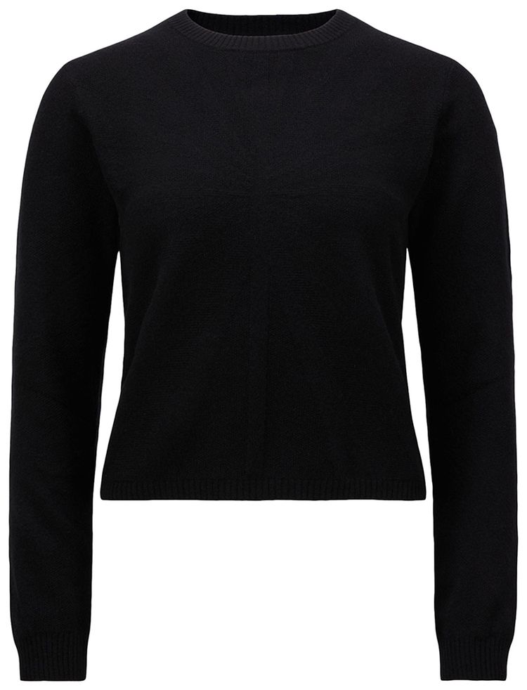 Moncler x Rick Owens Biker Round Neck Sweater Black