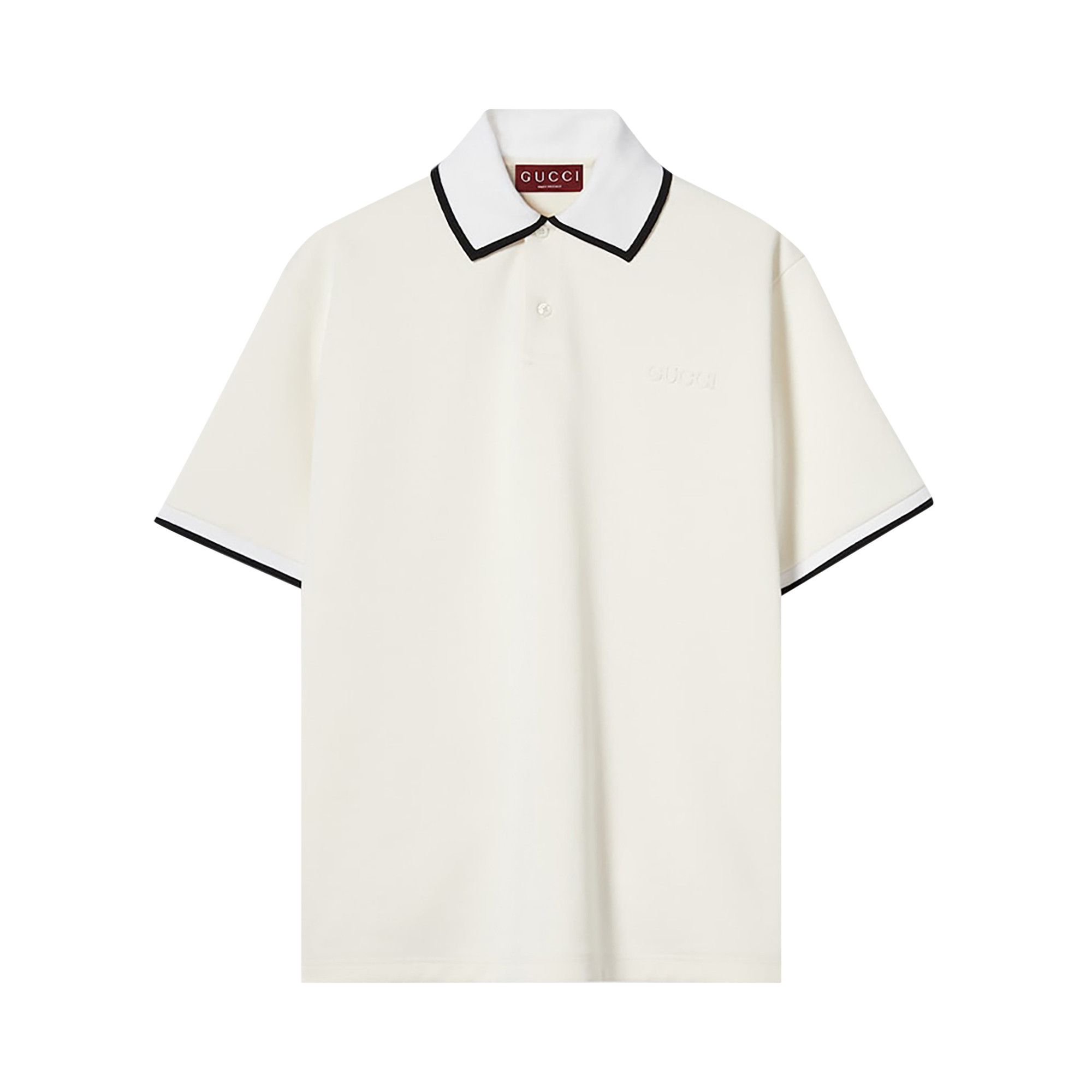 Buy Gucci Piquet Polo Top 'White' - 794335 XJGTV 9692 | GOAT