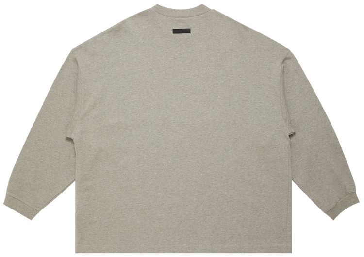 Fear of God Essentials Long Sleeve T Shirt Dark Heather Oatmeal