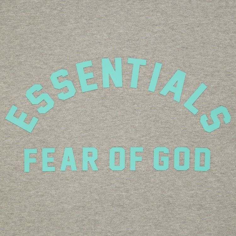 Fear of God Essentials Long Sleeve T Shirt Dark Heather Oatmeal