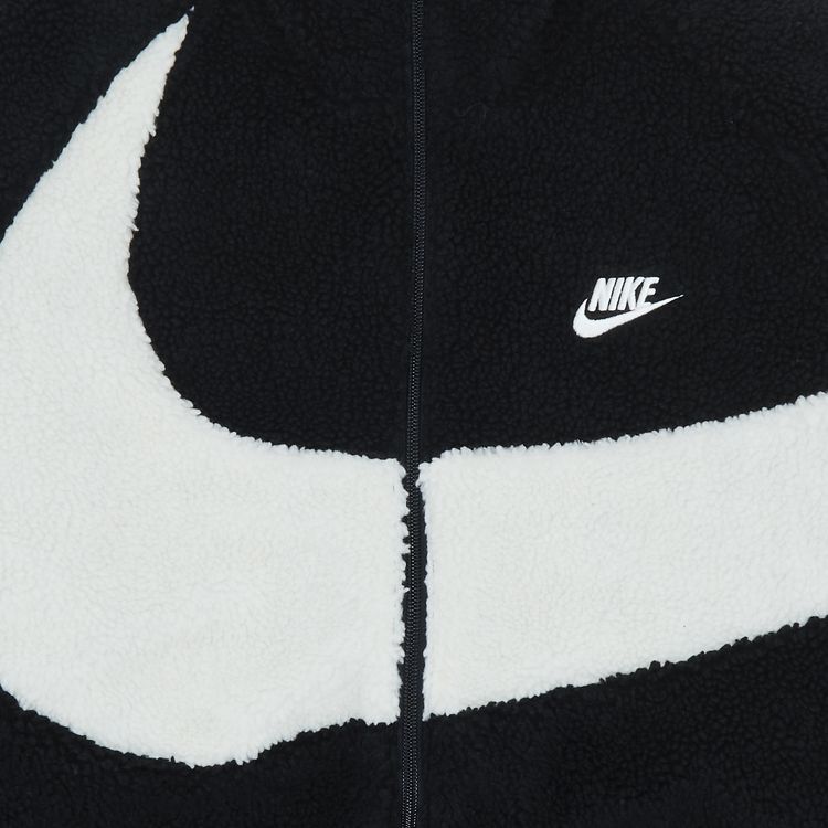 Nike Big Swoosh Reversible Boa Jacket Black