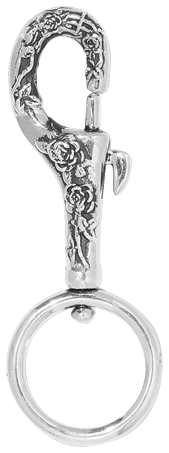 Enfants Riches Deprimes Small Rose Clip Keyholder Silver