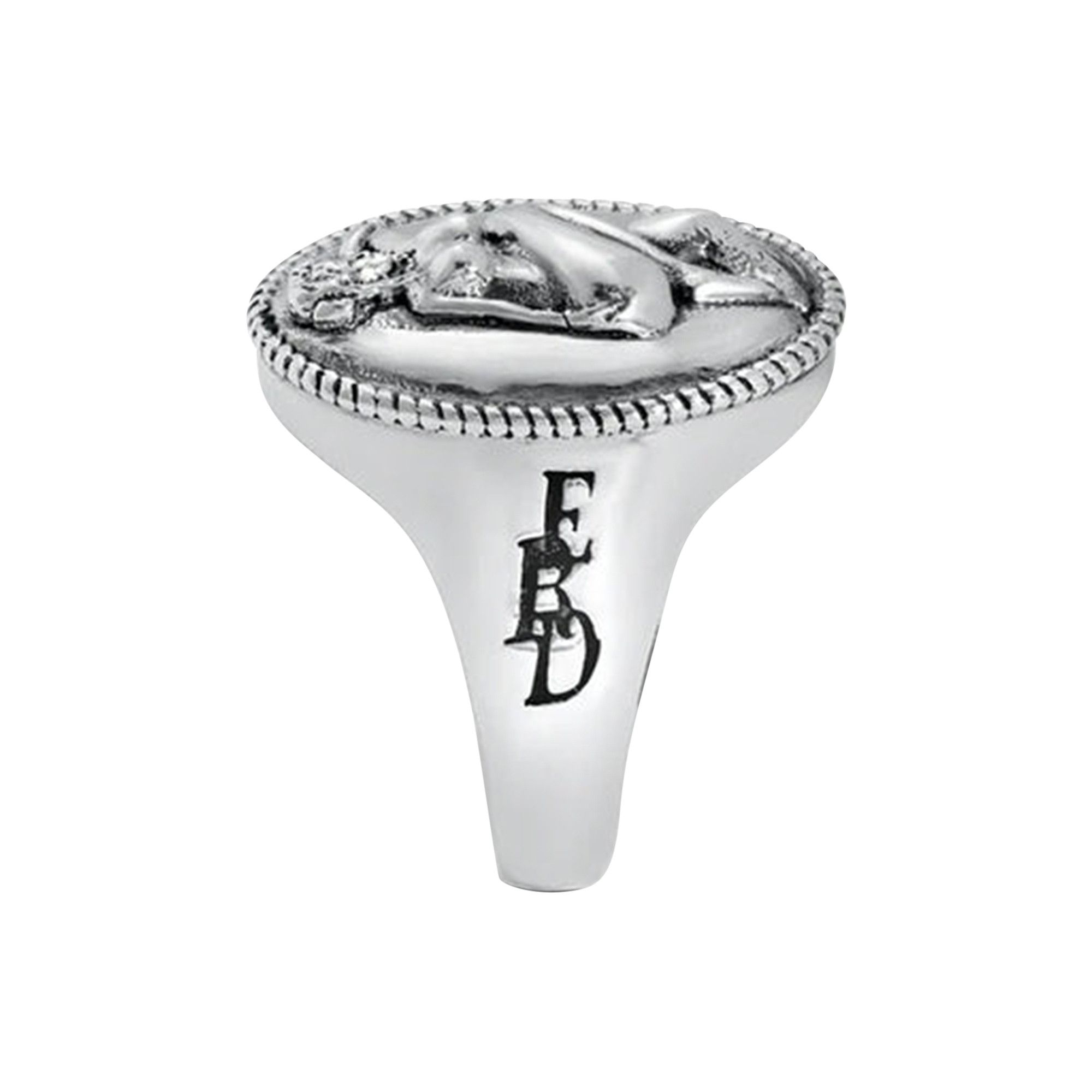 Buy Enfants Riches Déprimés Pin Up Girl Cameo Ring 'Silver
