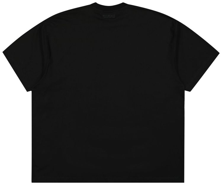 Vetements Oval Logo Oversized T Shirt BlackWhite