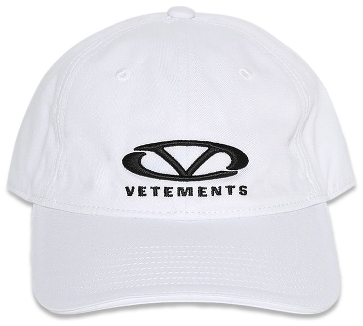 Vetements Oval Logo Cap White