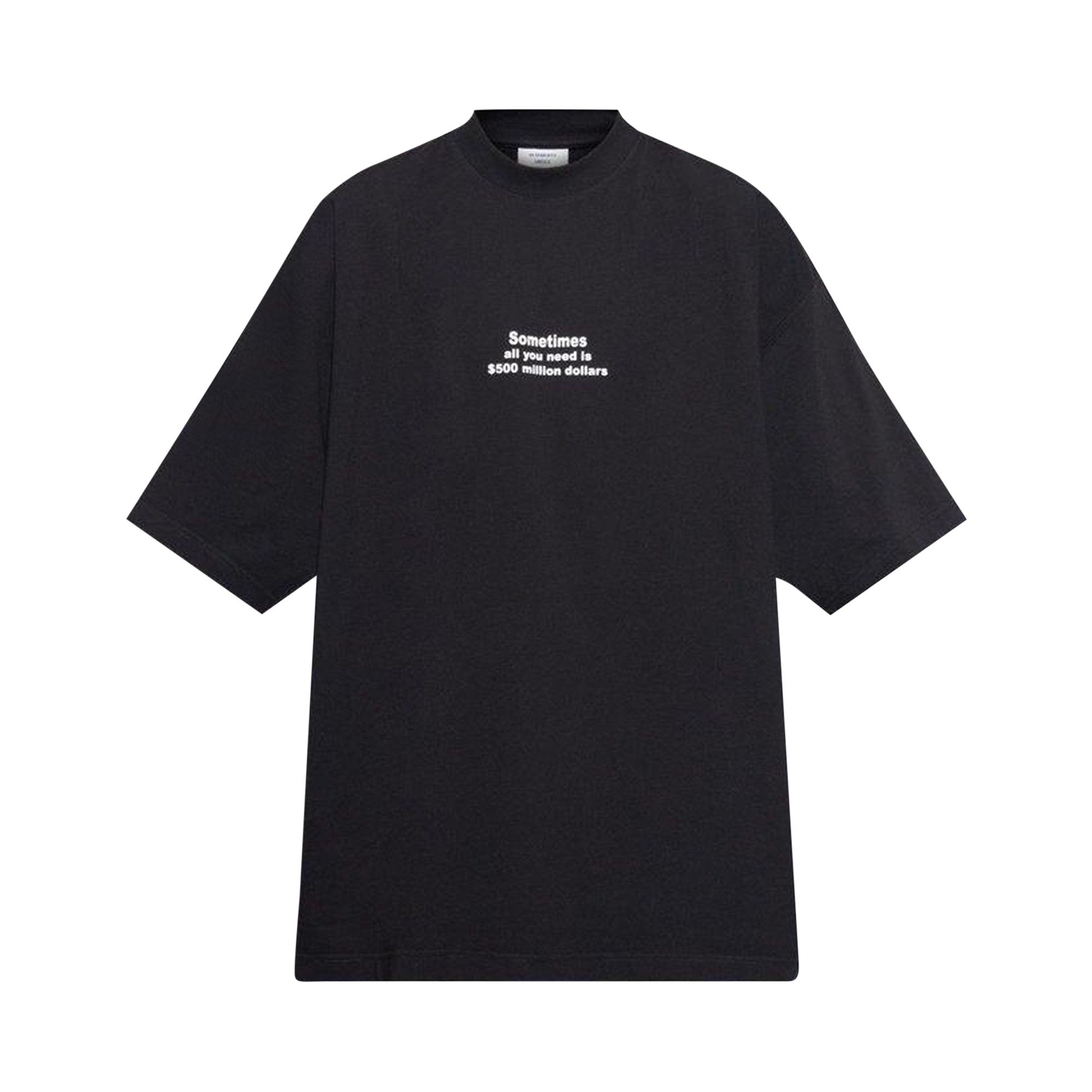 【在庫一掃】 Vetements Buy 500 T-Shirt Hourglass Fitted Dollars Million トップス