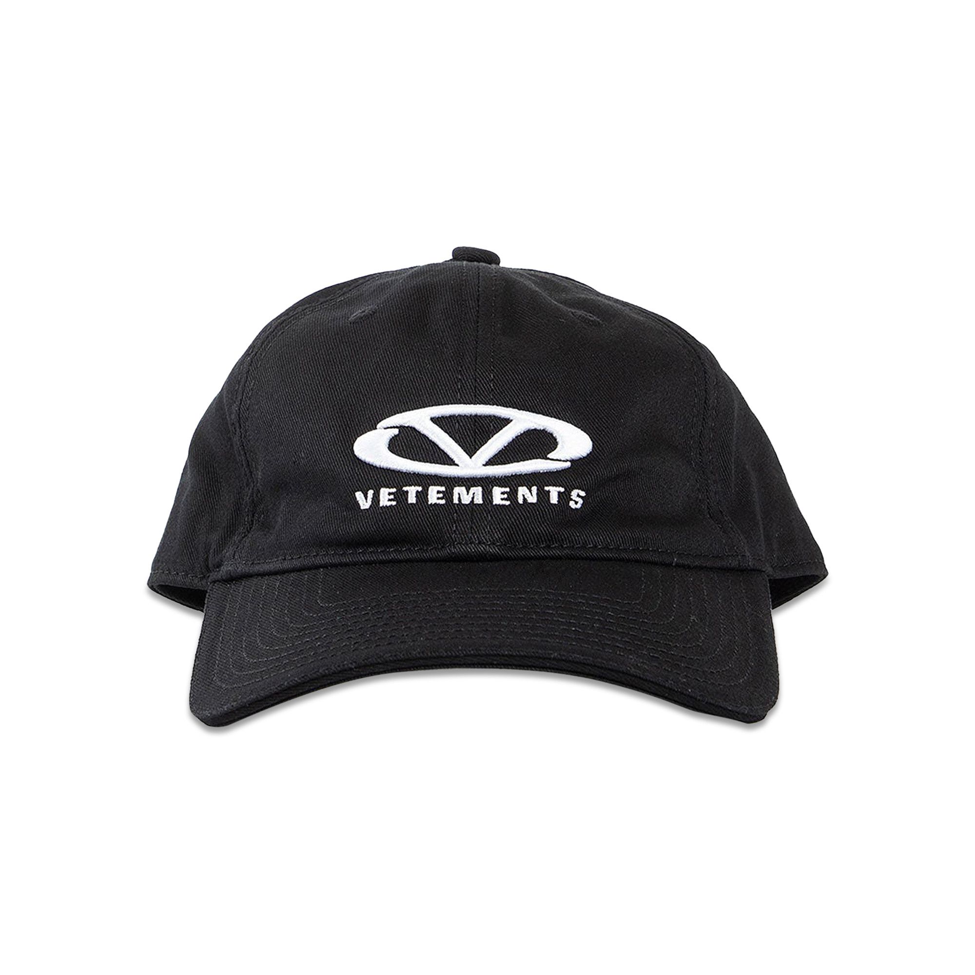 Buy Vetements Oval Logo Cap 'Black' - UA66CA100B BLAC | GOAT