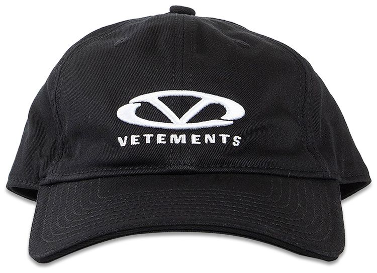 Vetements Oval Logo Cap Black