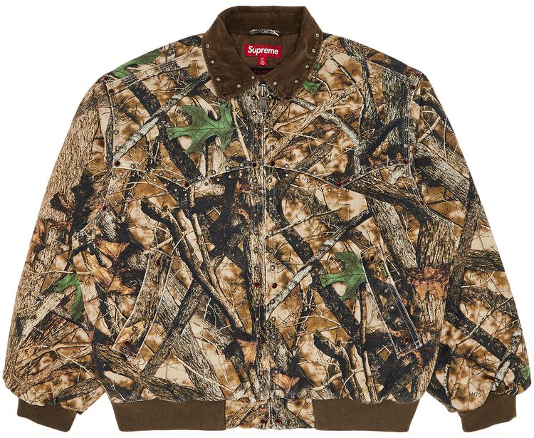 Supreme x bb Simon Studded Work Jacket TrueTimber HTC Fall Camo