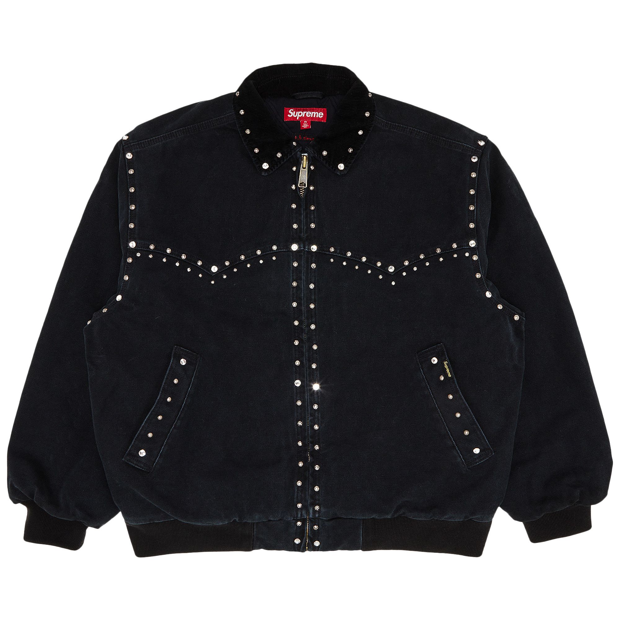 Buy Supreme x b.b. Simon Studded Work Jacket 'Black