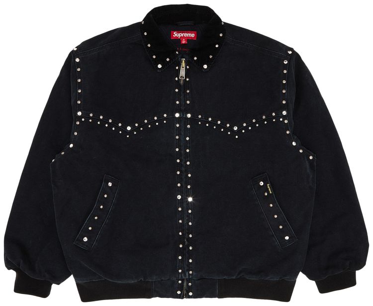 Supreme x bb Simon Studded Work Jacket Black