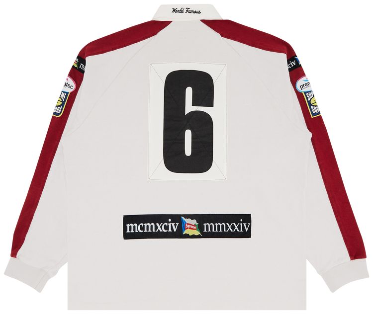 Supreme Chest Stripe Rugby Stone