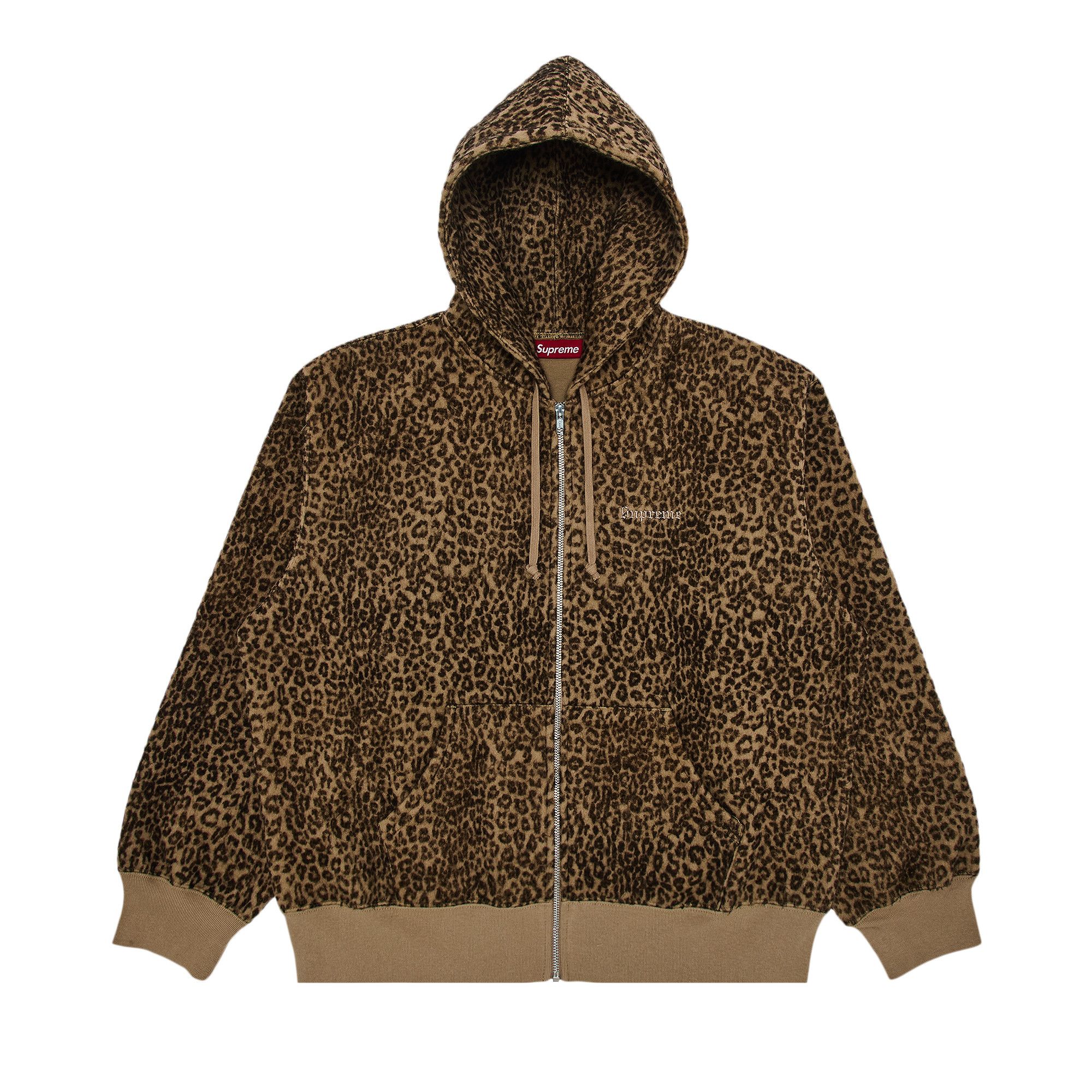 Buy Supreme Pilled Zip Up Hooded Sweatshirt Cheetah FW24SW3 CHEETAH GOAT CA