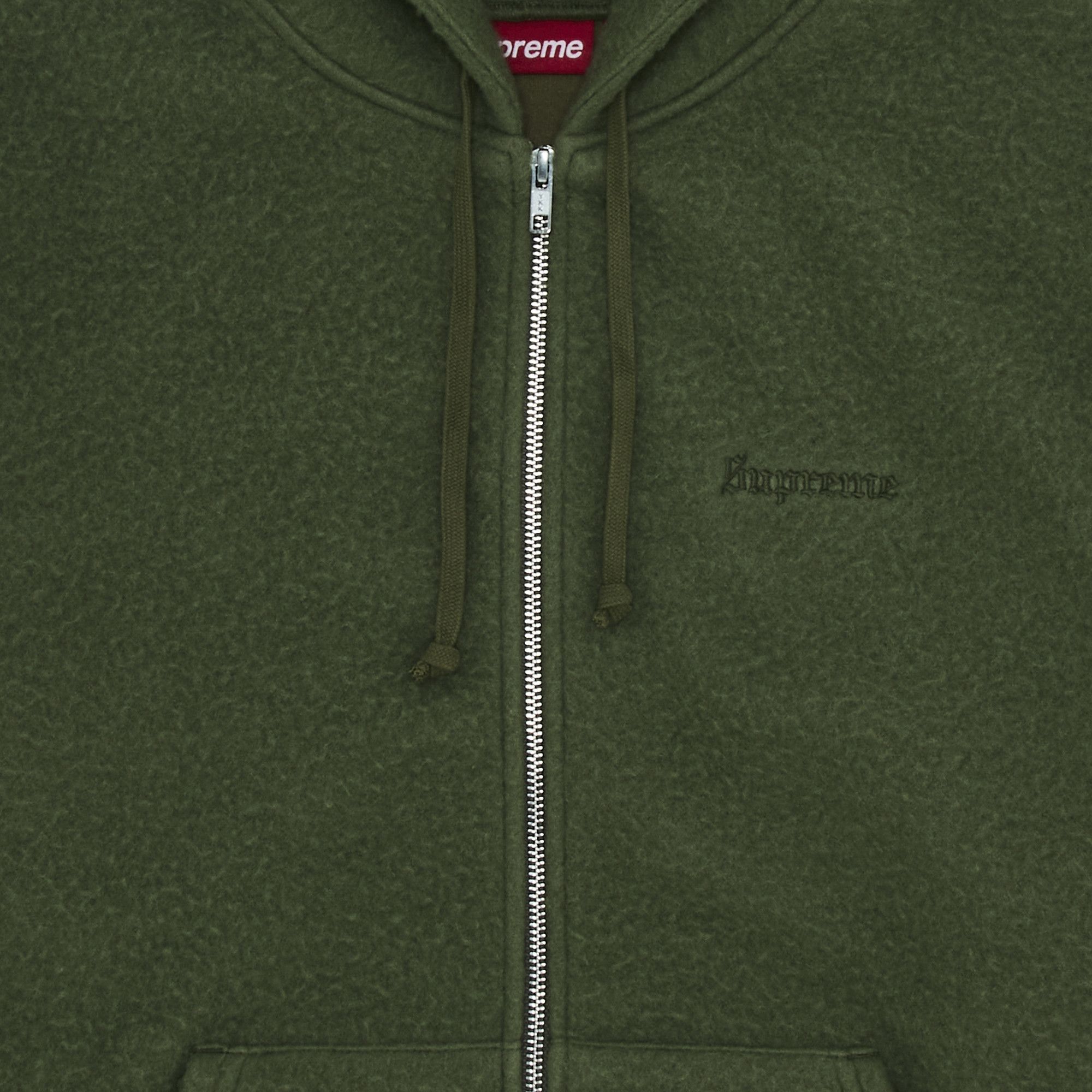 【数量限定】 Pilled Supreme Buy Zip 'Olive Sweatshirt Hooded Up トップス