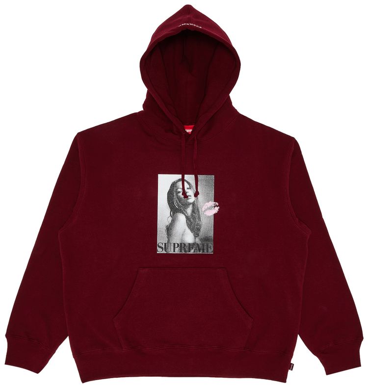Supreme Kate Moss Hooded Sweatshirt Cardinal