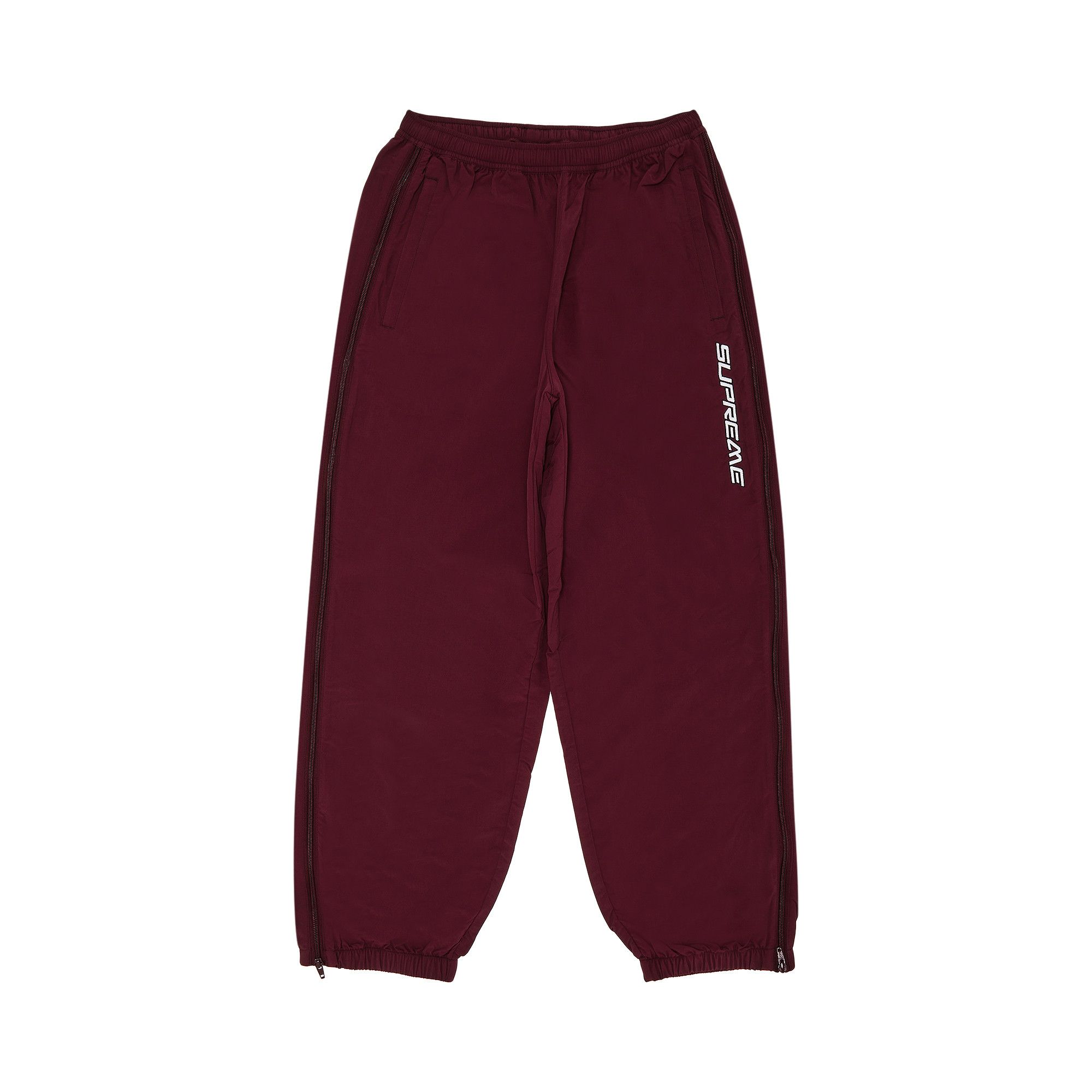 Buy Supreme Warm Up Pant 'Burgundy' - FW24P10 BURGUNDY | GOAT