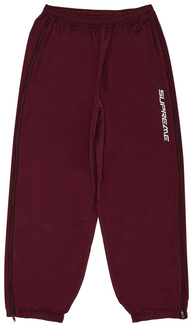 Supreme Warm Up Pant Burgundy