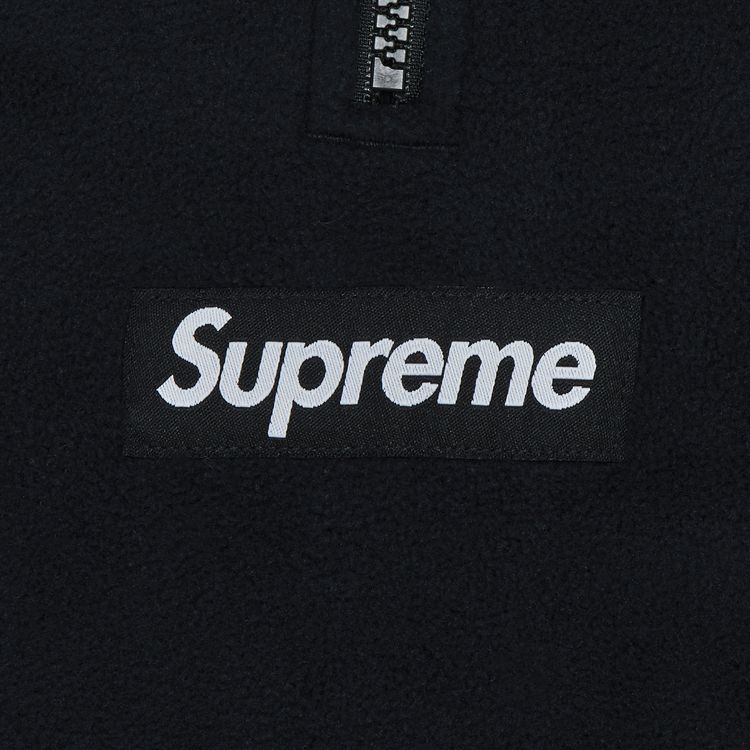 Supreme Polartec Facemask Half Zip Hooded Sweatshirt Black