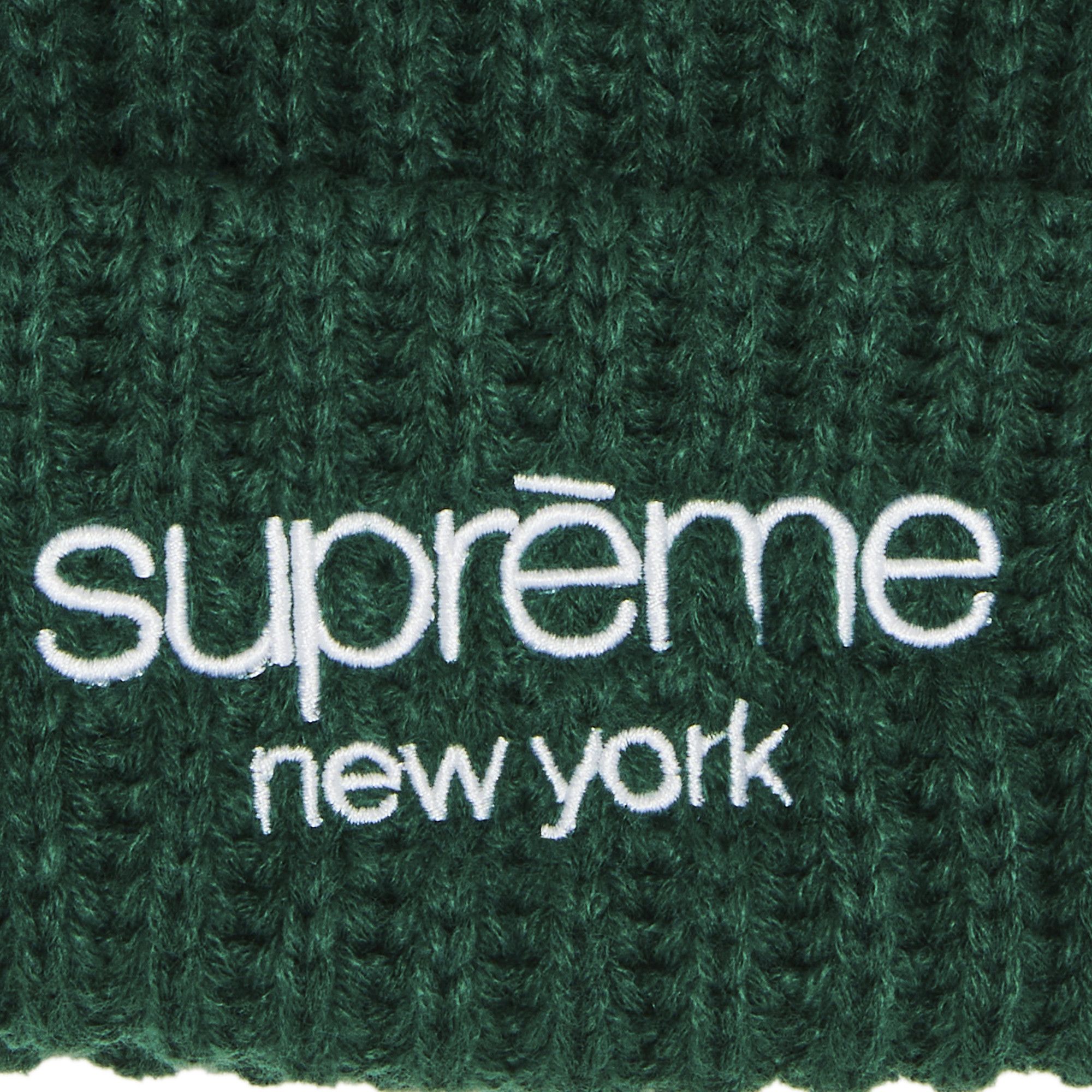 Supreme Classic Logo Chunky Ribbed Beanie