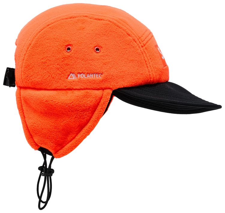Supreme Polartec Earflap Camp Cap Orange