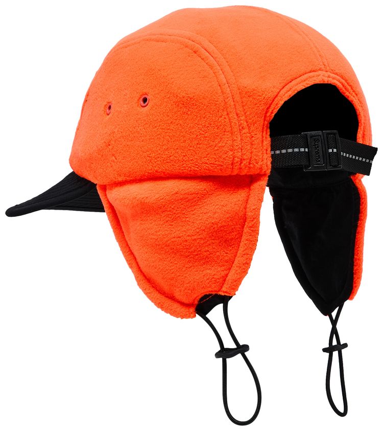 Supreme Polartec Earflap Camp Cap Orange