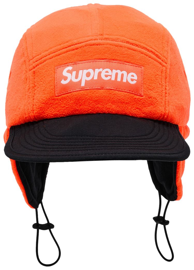 Supreme Polartec Earflap Camp Cap Orange