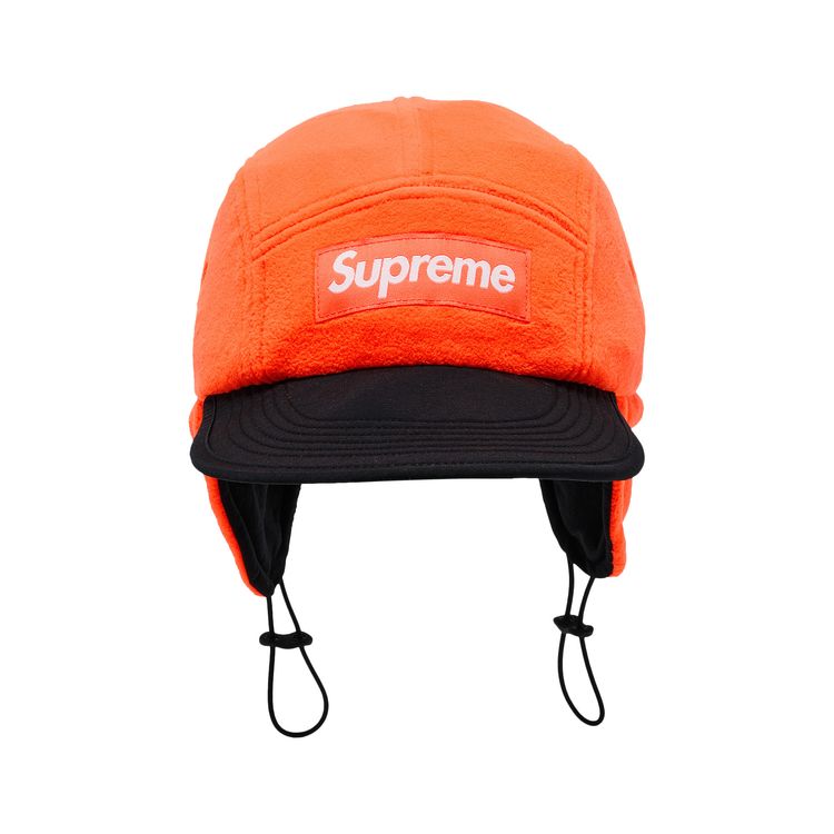Supreme Polartec ぬるく Earflap Camp Cap レオパード