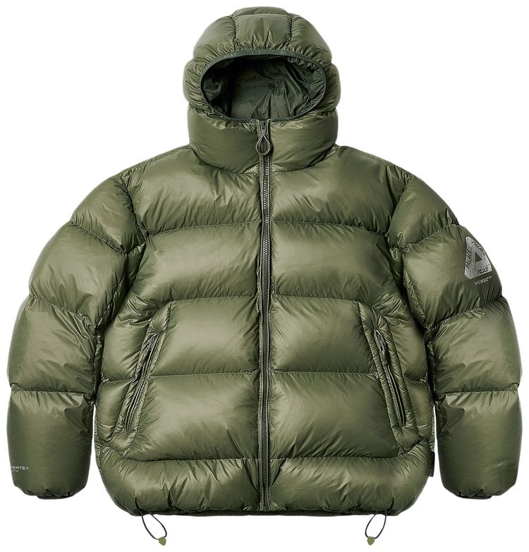 Palace PERTEX Opaque Balaclava Puffa Green
