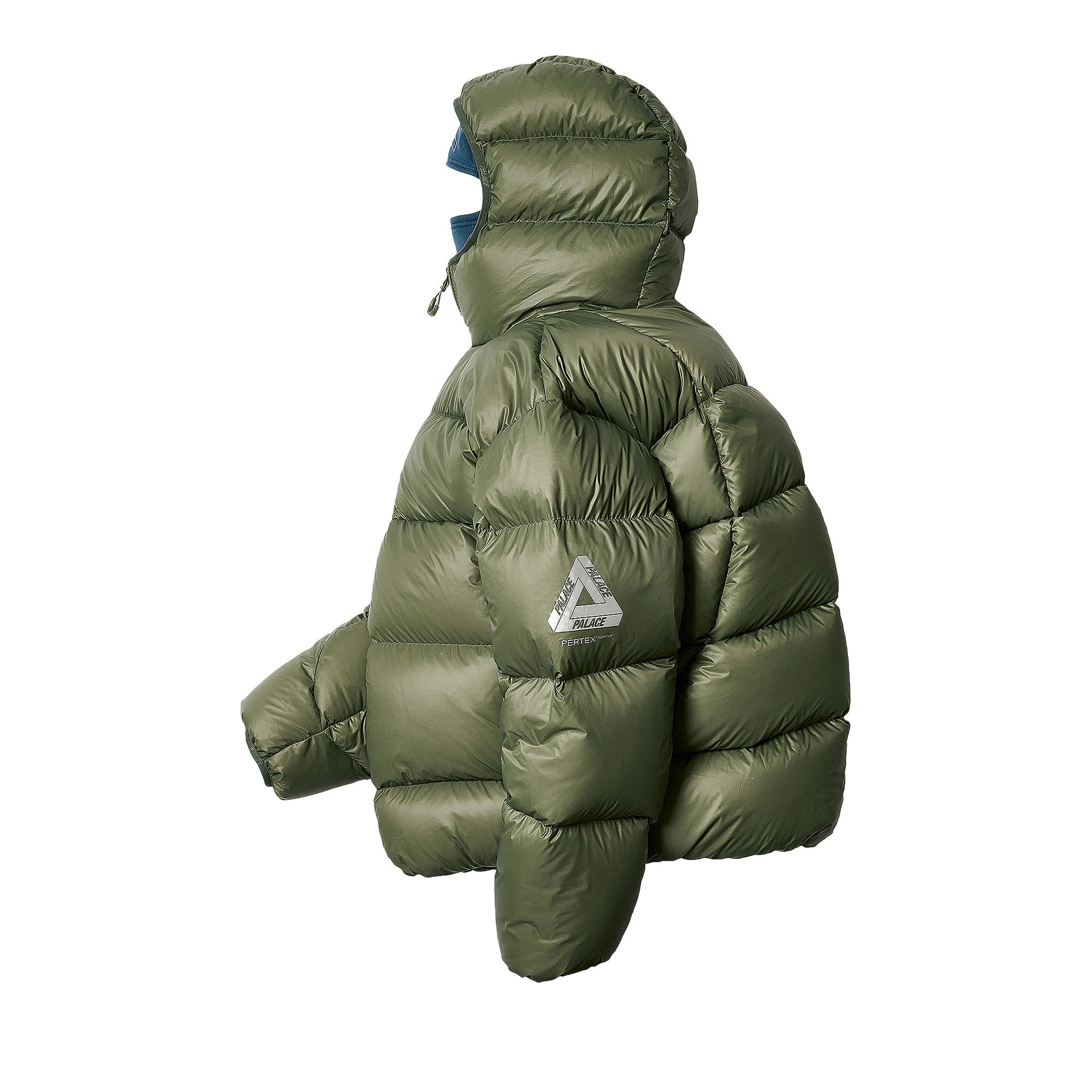 Buy Palace PERTEX Opaque Balaclava Puffa 'Green' - P27JK098 | GOAT
