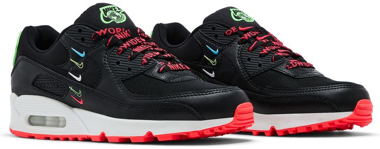 Nike Wmns Air Max 90 SE Worldwide Pack   Black Flash