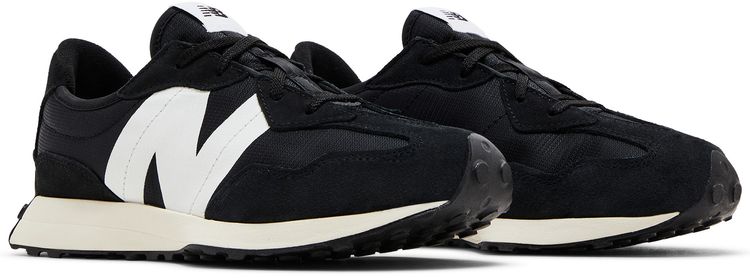 New Balance 327 Big Kid Black White