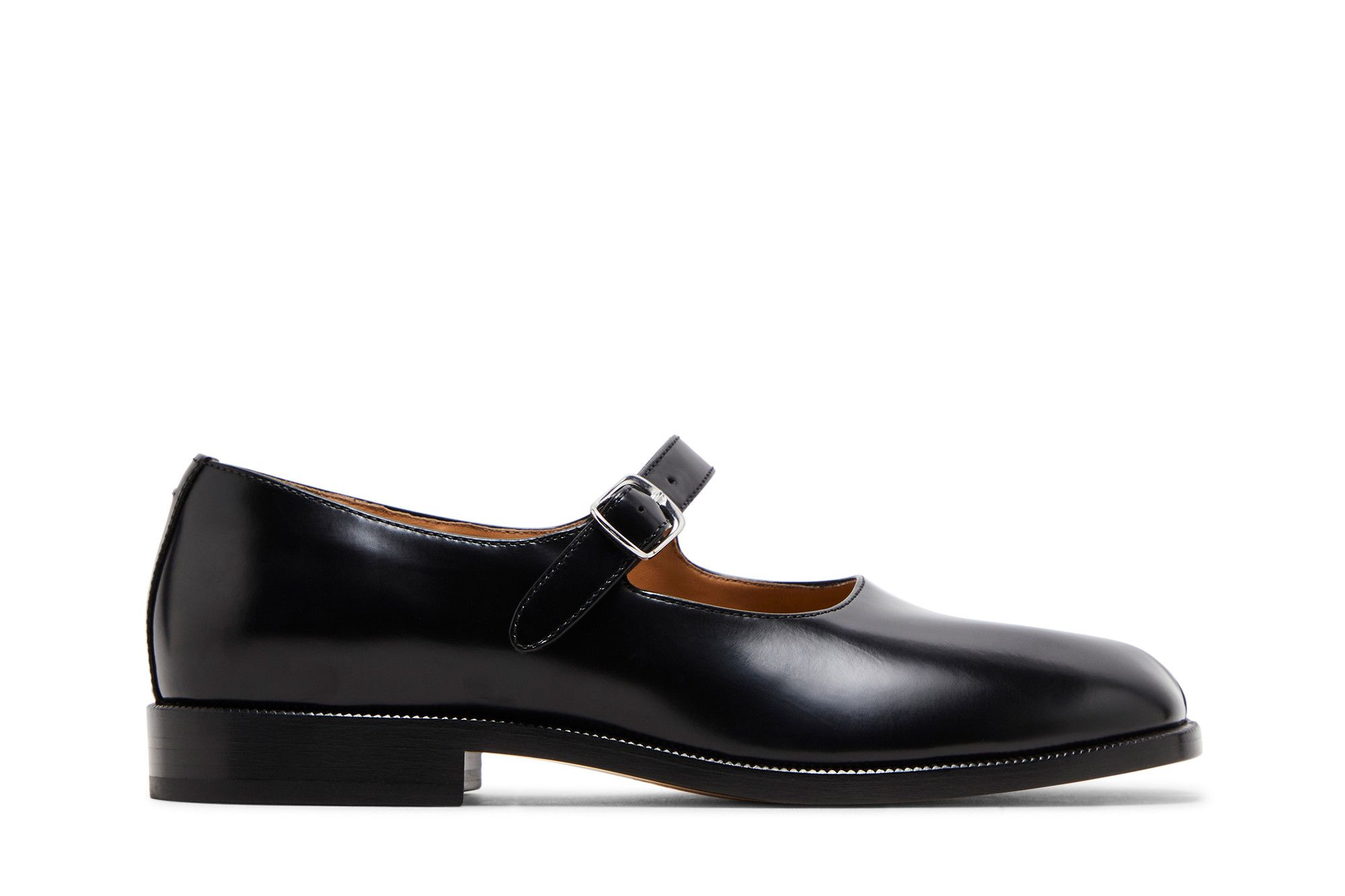 Buy Maison Margiela Wmns Tabi Mary-Jane 'Black Polished