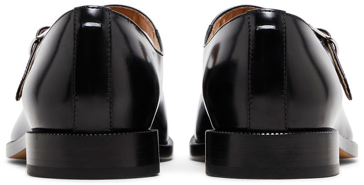 Maison Margiela Wmns Tabi Mary Jane Black Polished Leather