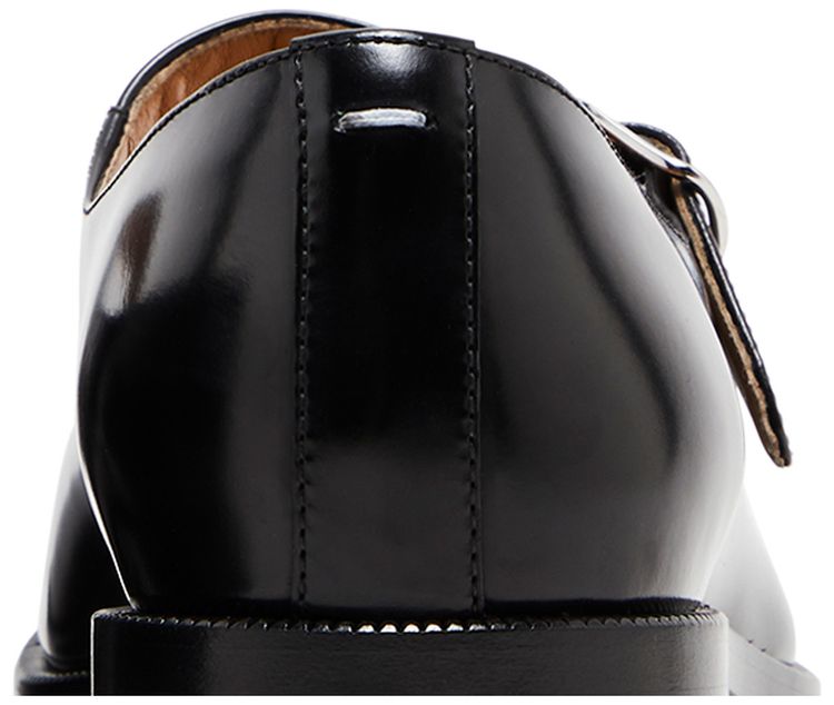 Maison Margiela Wmns Tabi Mary Jane Black Polished Leather