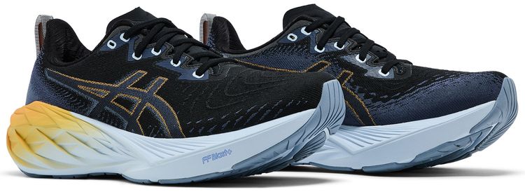 Asics Novablast 4 Black Thunder Blue